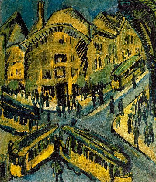 Ernst Ludwig Kirchner Nollendorfplatz china oil painting image